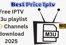 Free IPTV m3u playlist HD Channels download 2025