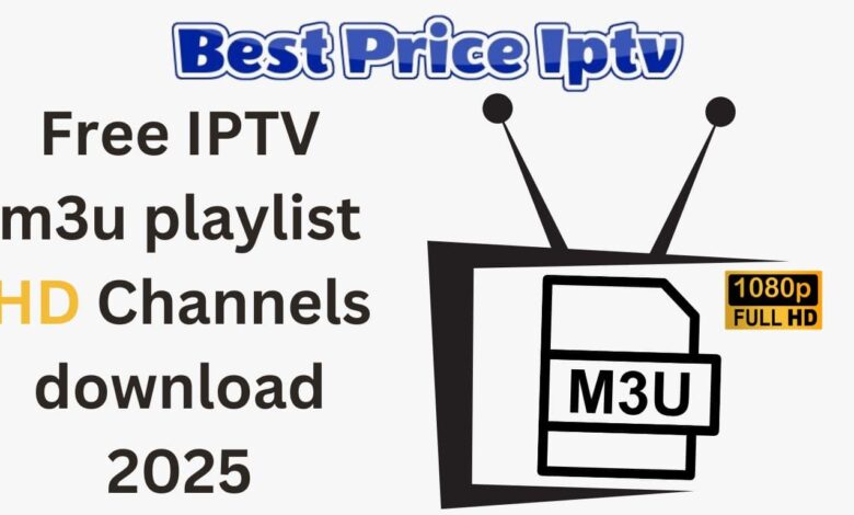 Free IPTV m3u playlist HD Channels download 2025