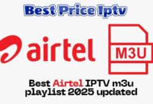 Best Airtel IPTV m3u playlist 2025 updated