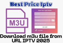 Download m3u file from URL IPTV 2025