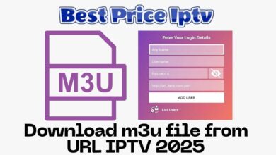 Download m3u file from URL IPTV 2025