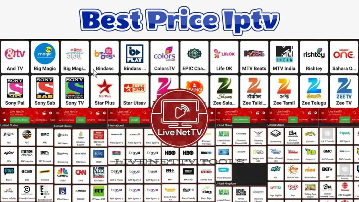 Live Net TV APK Channels List in 2025